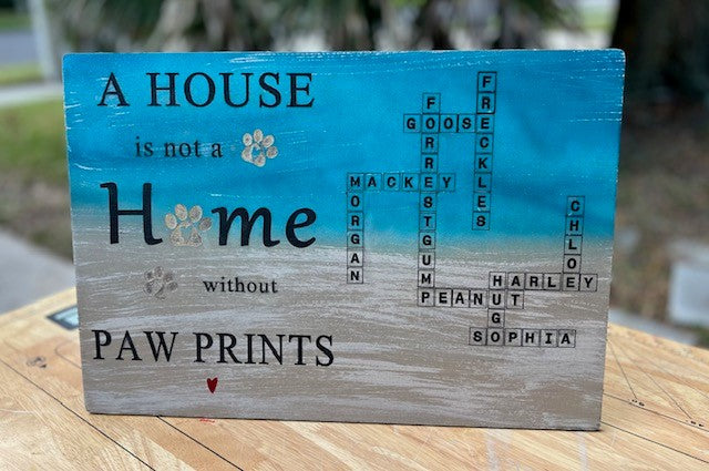 Dog Lover Scrabble Board