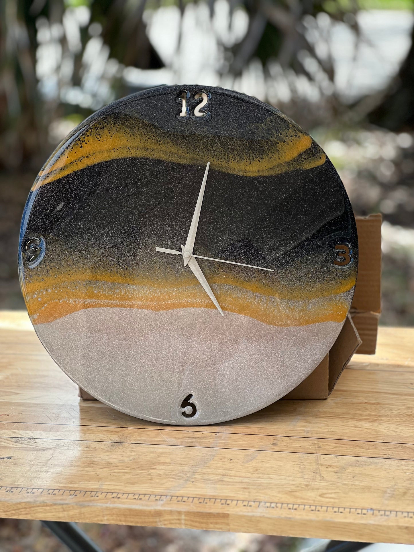 Clock Ocean Themed
