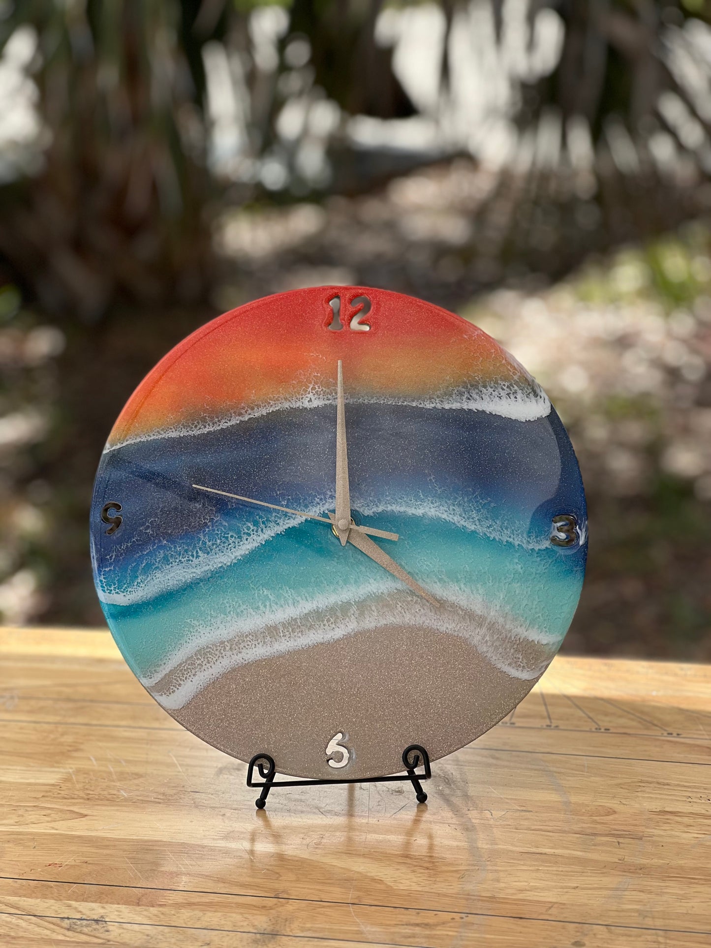 Clock Ocean Themed