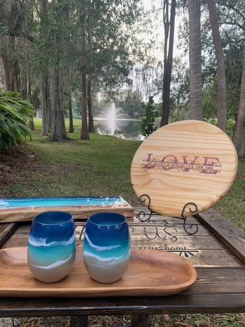 Beach / Ocean Stemless Glasses