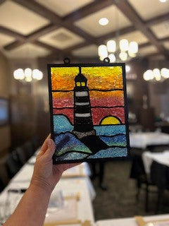 Crushed Glass SUNCATCHER Workshop - Brownwood - ONGOING DATES BELOW 12:00-3pm