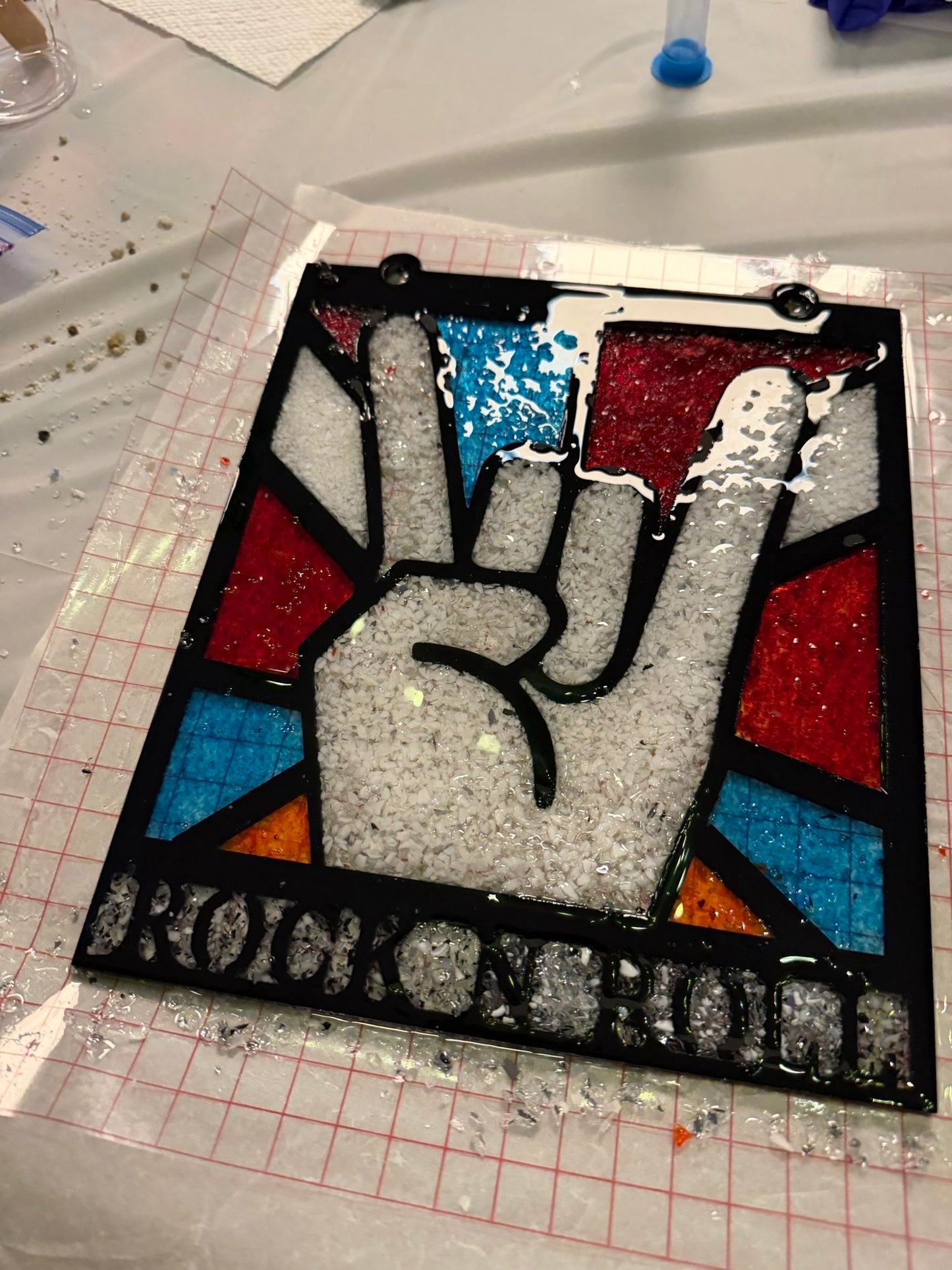 Curated Crushed Glass SUNCATCHER Workshop - Brownwood - SEPTEMBER 18 12:00-3pm