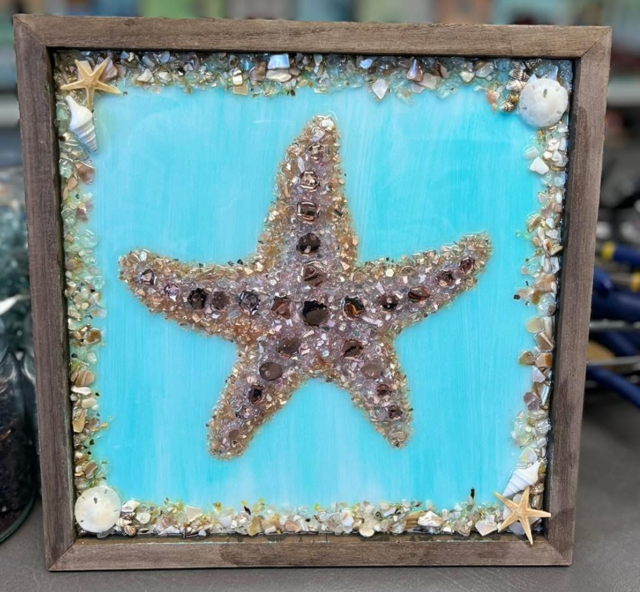 Crushed Glass Workshop, Monday, February 9, from 6 - 8pm @ MaddyLu's Safety Harbor