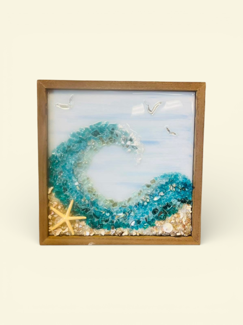 Crushed Glass Workshop, Monday, February 9, from 6 - 8pm @ MaddyLu's Safety Harbor