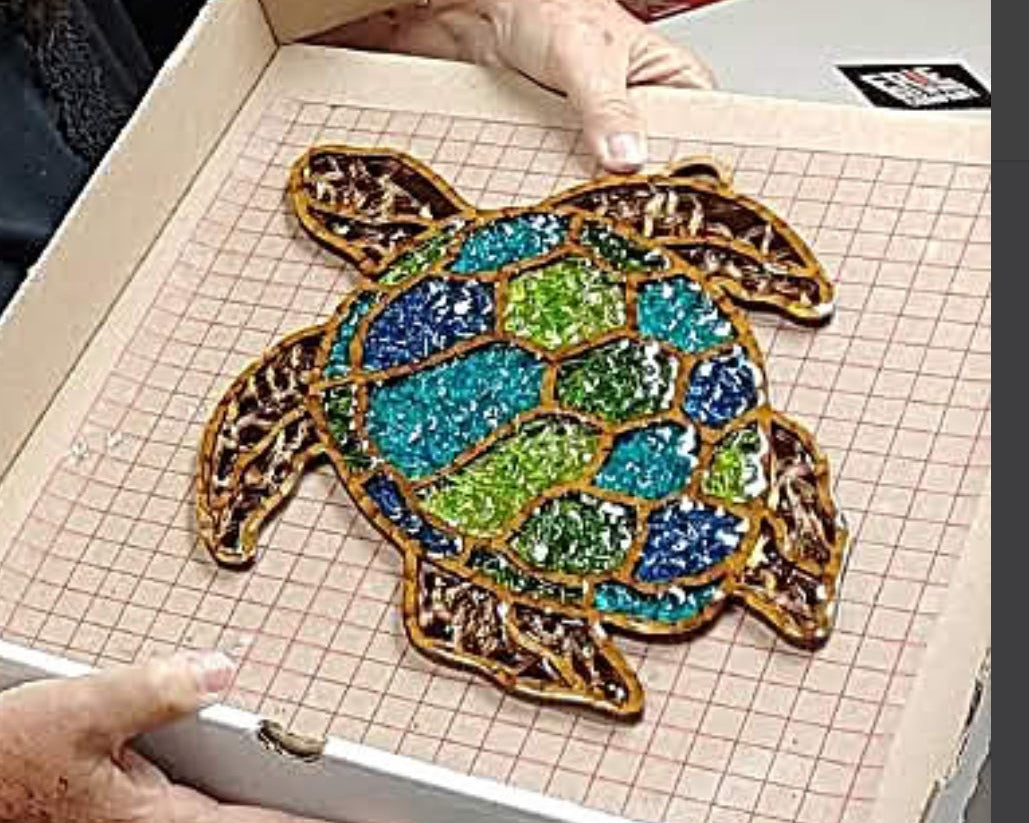 turtle completed and ready to take home!
